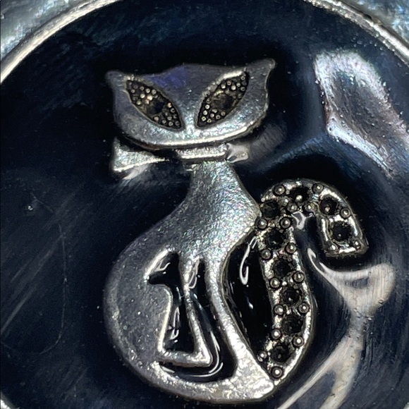 Silver Cat Folding Handbag Holder - Picture 5 of 5